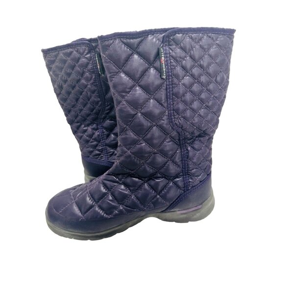 The North Face Thermoball Women Quilted Insulated Winter Boots Size 7 Purple - Picture 6 of 13